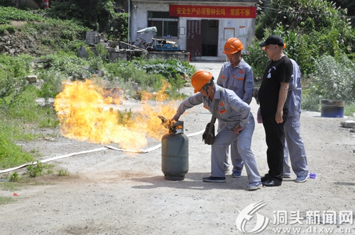 两家燃气站联合开展突发事件应急演练